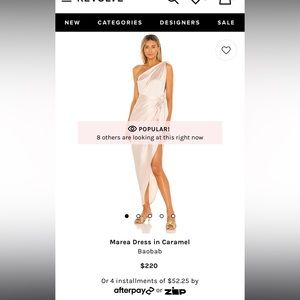 Baobab Marea Dress in Caramel